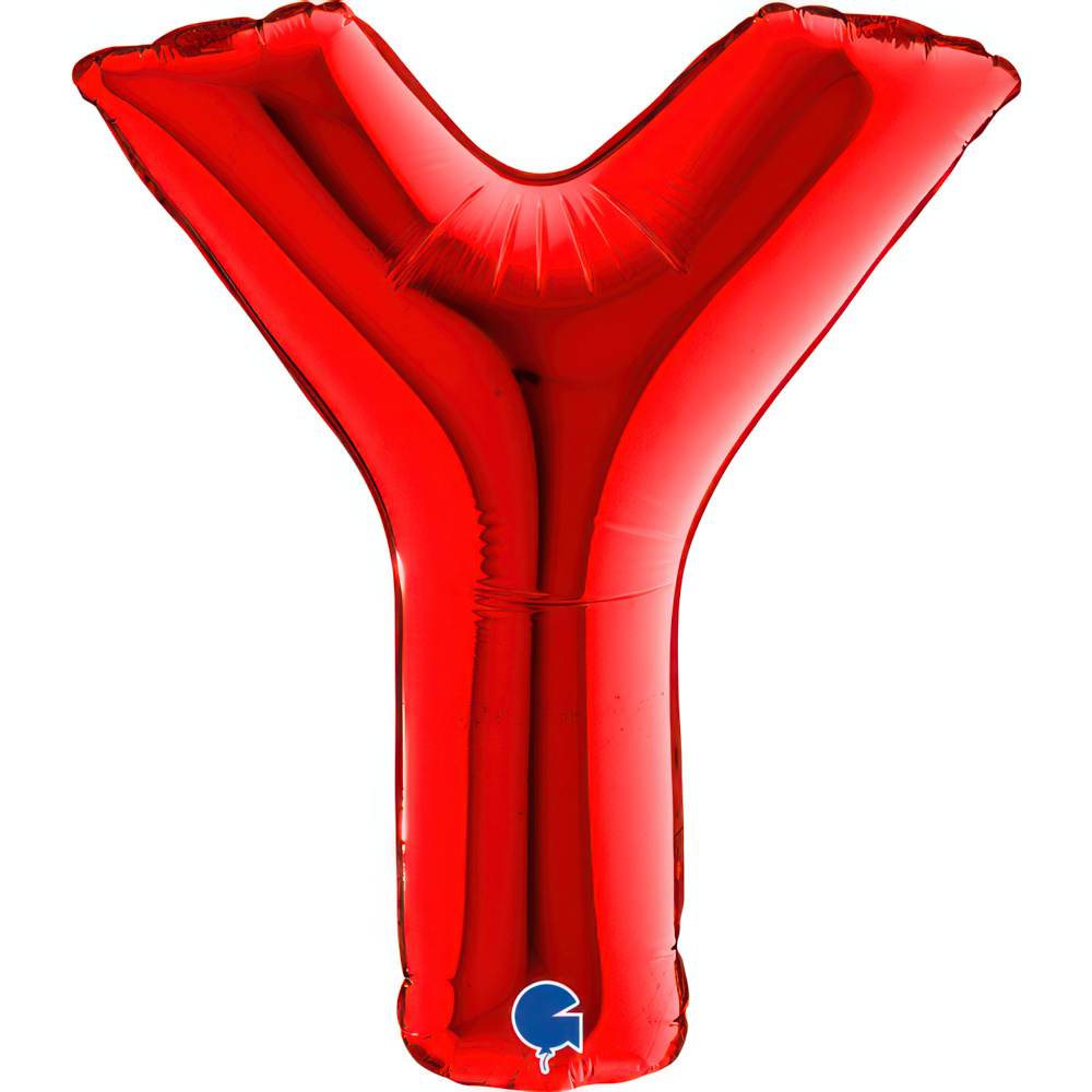 Letter Y   Red Mini Single Pack14"