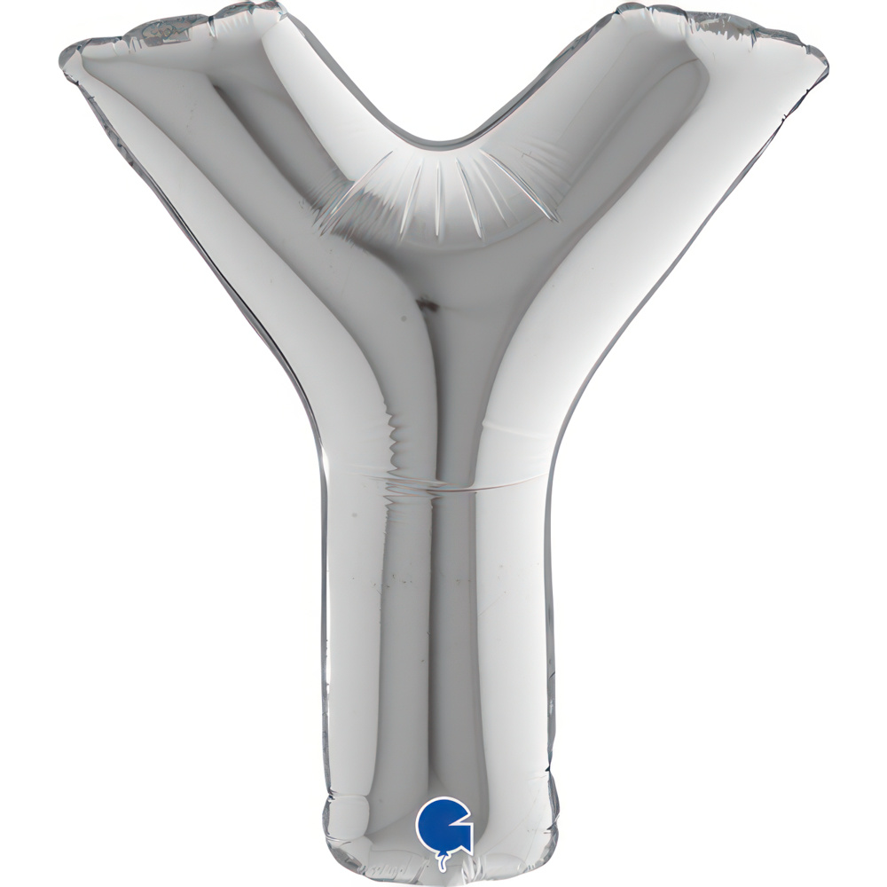 Letter Y Silver Mini Single Pack14"