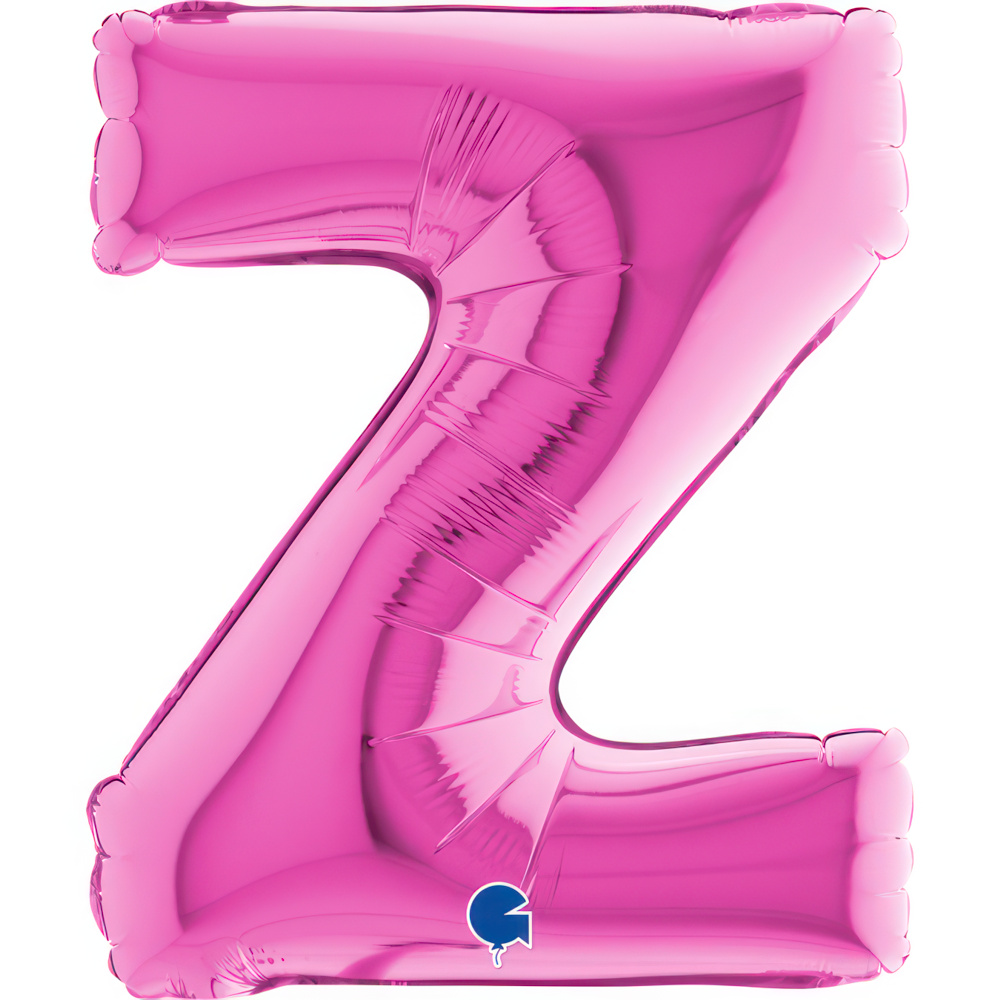 Letter Z Fuxia Mini Single Pack14"