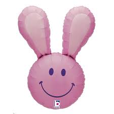 Smiley Bunny Pink37''