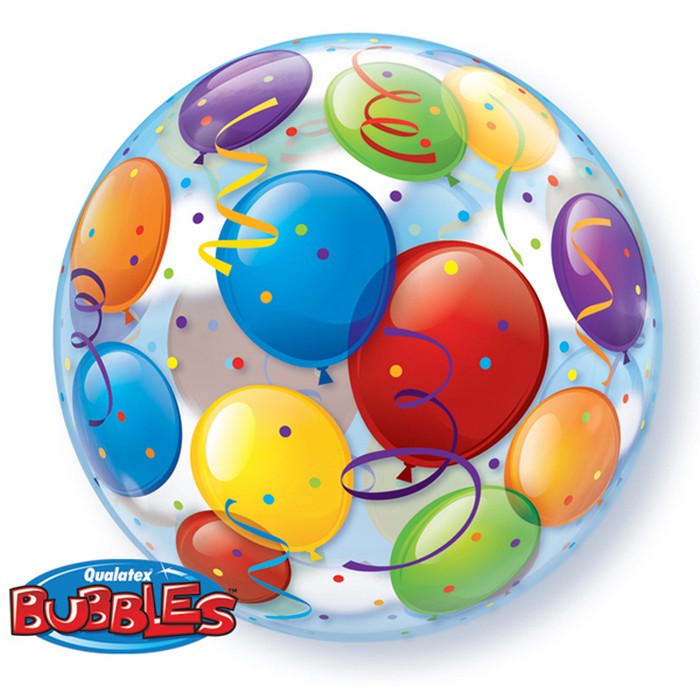 22" SINGLE BUBBLE stampati  BALLOONS

QUALATEX