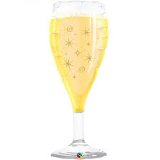 39"  GLASS                01CT  BUBBLY WINE GLASS