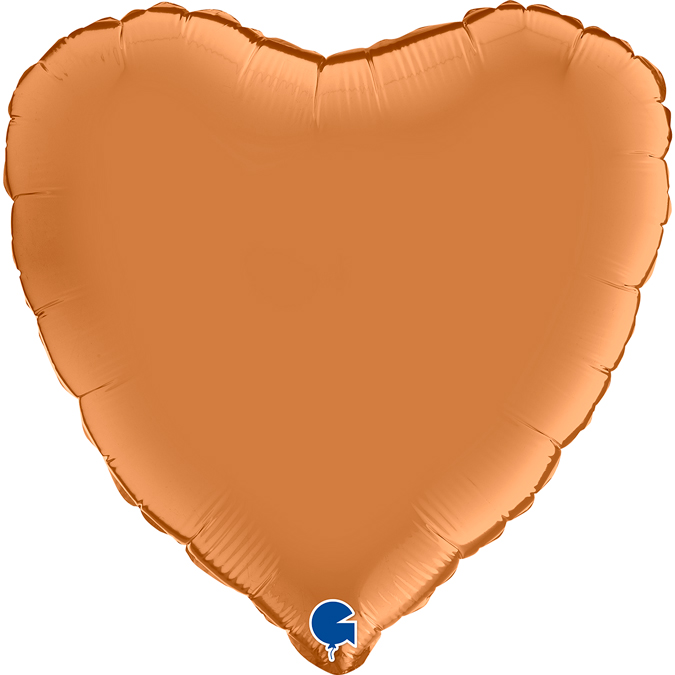 Heart 18" Satin Caramel 

Size
18" / 36x36 cm