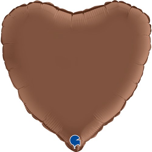 Heart 18" Satin Choccolate

Size
18" / 36x36 cm