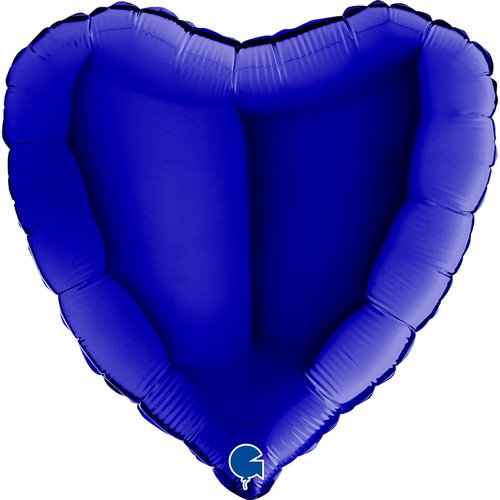 Heart 18"    a Blue Capri  Single Pack