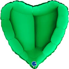 Heart 18"   a Green