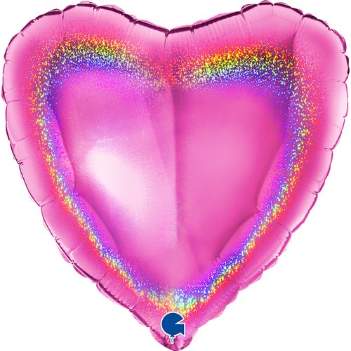 Heart 18" Glitter Holographic Fuxia - 

Size
18" / 36x36 cm