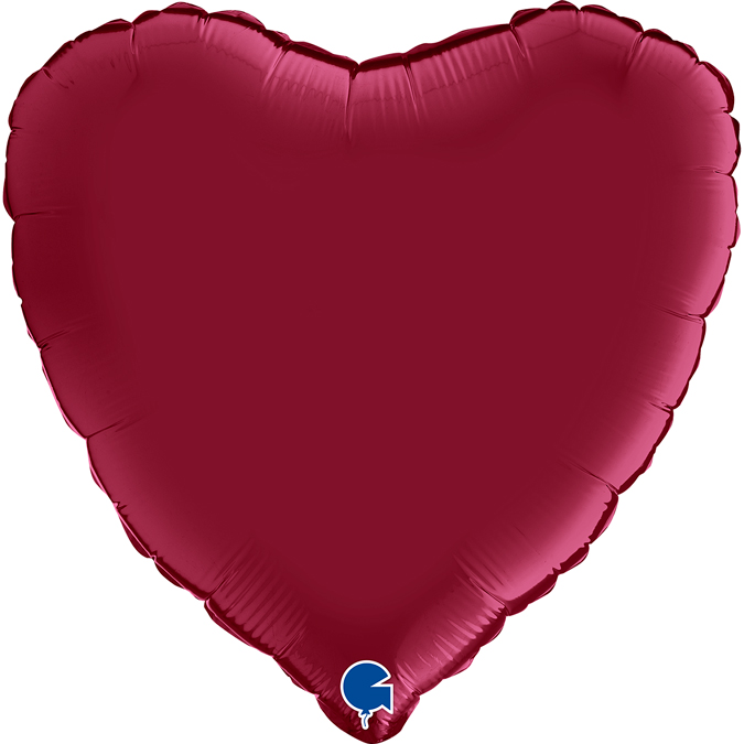 Heart 18" Satin Cherry -

Size
18" / 36x36 cm