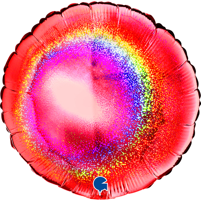 18"Round  Glitter Holographic Red

Size
18" / 35x35 cm