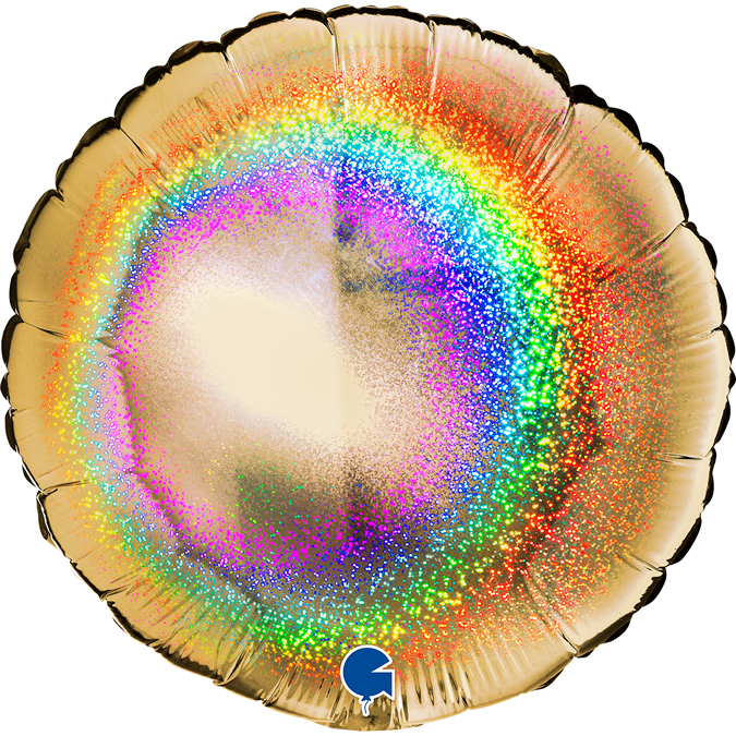 18"Round  Glitter Holographic Gold 5

Size
18" / 35x35 cm