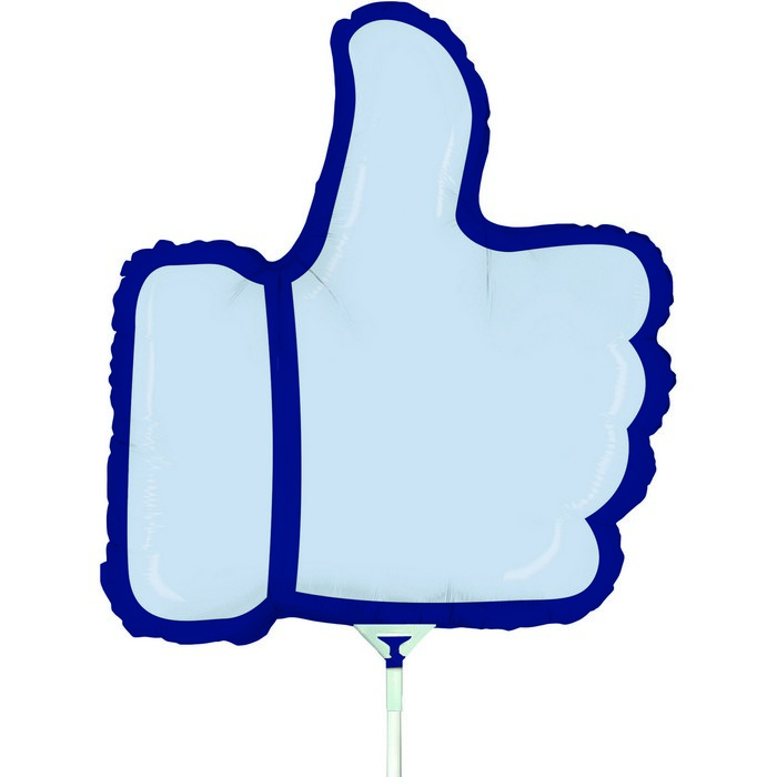 17  shape Mini Thumbs Up

size 14" 35 cm