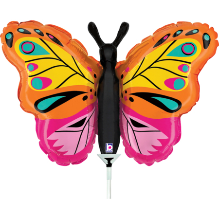 01  minishape Butterfly  Colorful

Size 14" / 31x29 cm