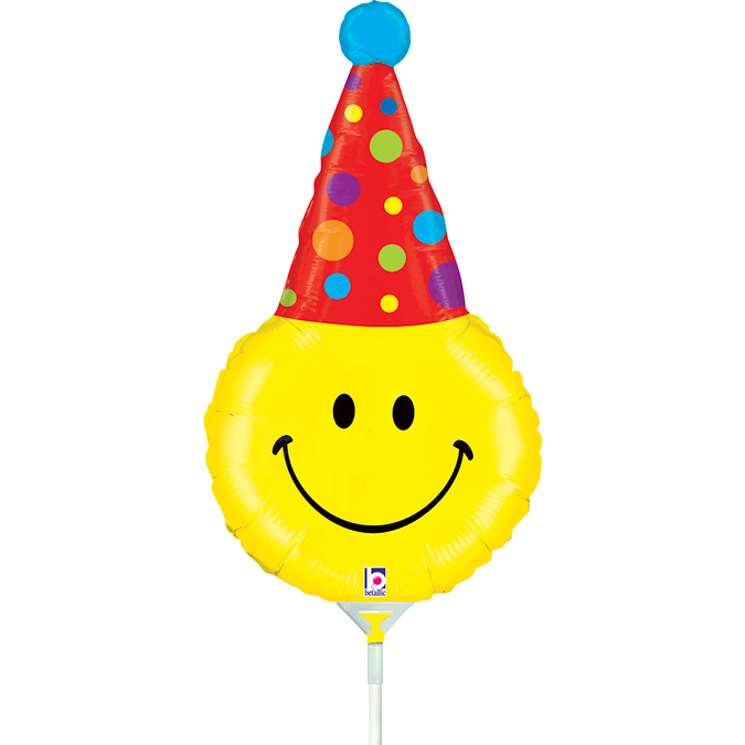 52  shape Empji  Smiley Party Hat Mini Size 14" / 25x39 cm
ir