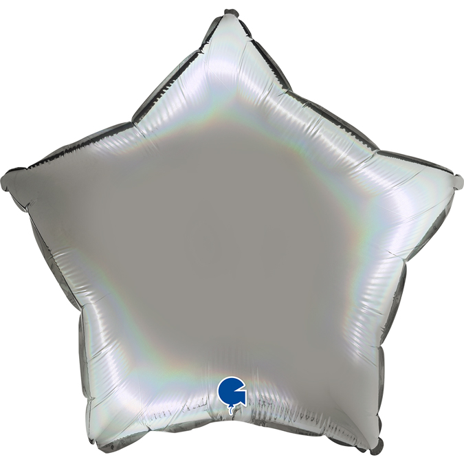 Star 18" Rainbow Holographic Platinum Pure - Single Pack