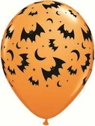 11" stampati Hallowen BAT ORANGE  6x6 PZ