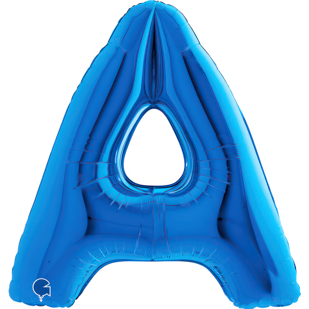 Letter A Blue  Single Pack 40"