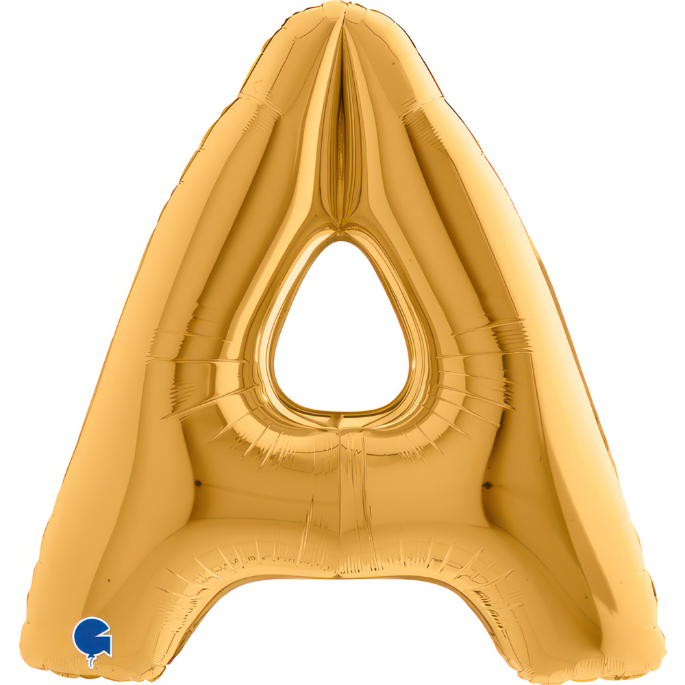 Letter A Gold Single Pack 40"