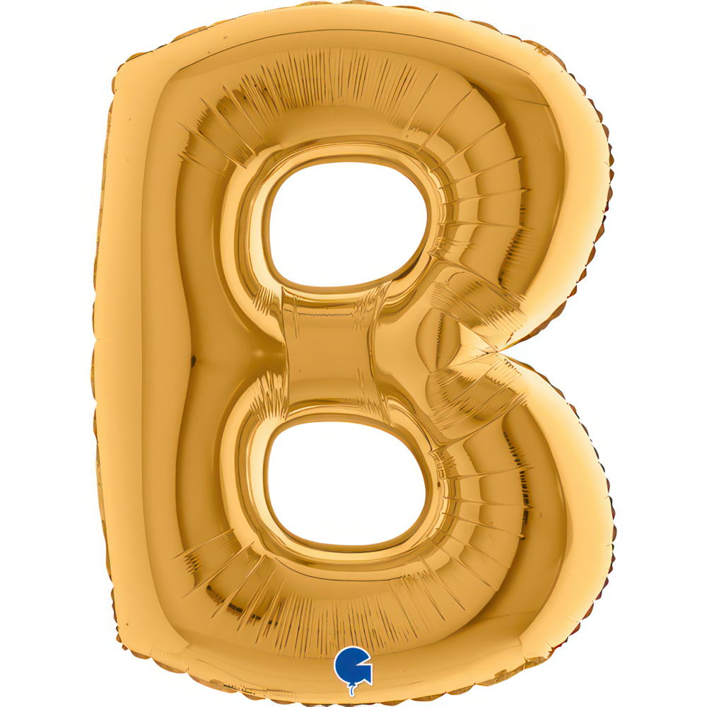 Letter B Gold Single Pack 40"