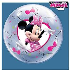 22" SINGLE BUBBLE LICENZE MINNIE MOUSE 12" AIR-FILLED (10CT)

QUALATEX
