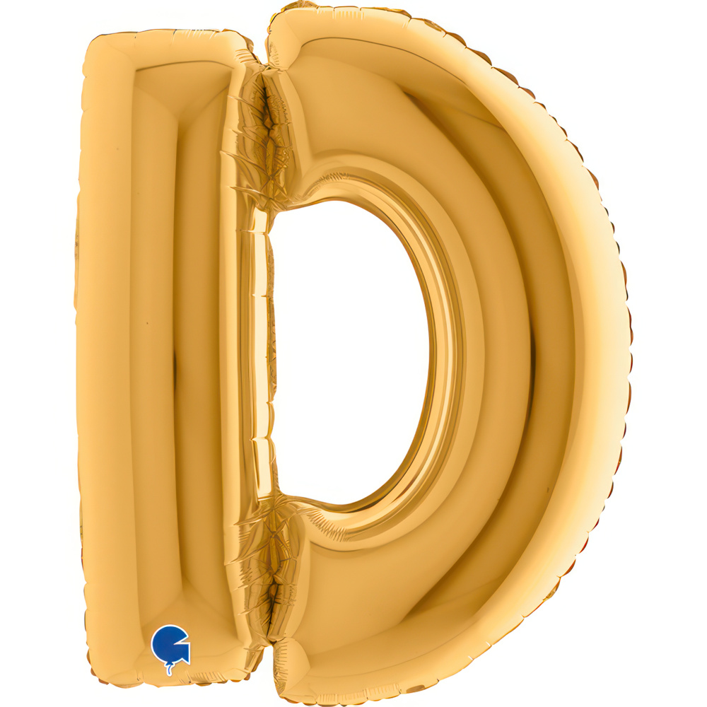 Letter D Gold Single Pack 40"