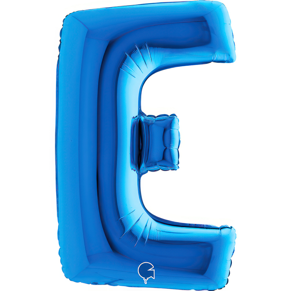 Letter E Blue Single Pack 40"