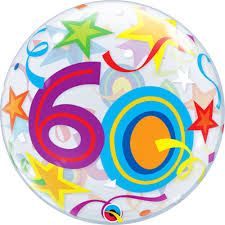 22" SINGLE BUBBLE 60 BRILLIANT STARS 1CT
QUALATEX