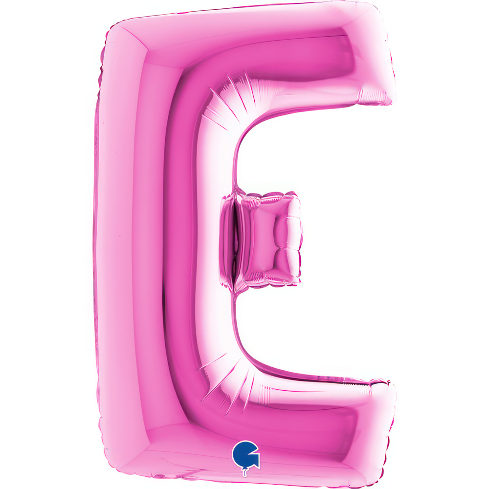 Letter E Fuxia Single Pack40"