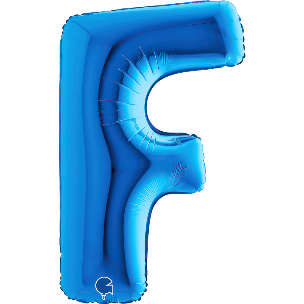 Letter F Blue Single Pack 40"