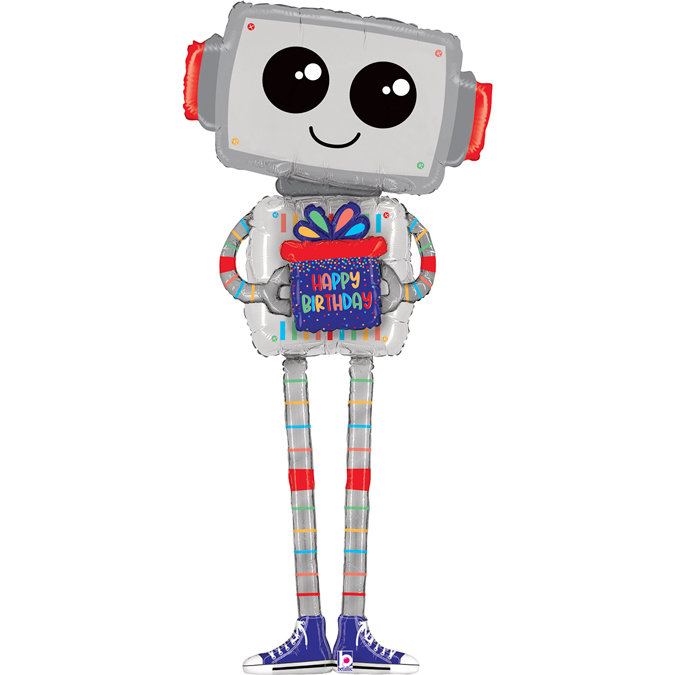 62" Robot Single Pack Special Delivery Birthday Size
62" / 66x157x37 cm