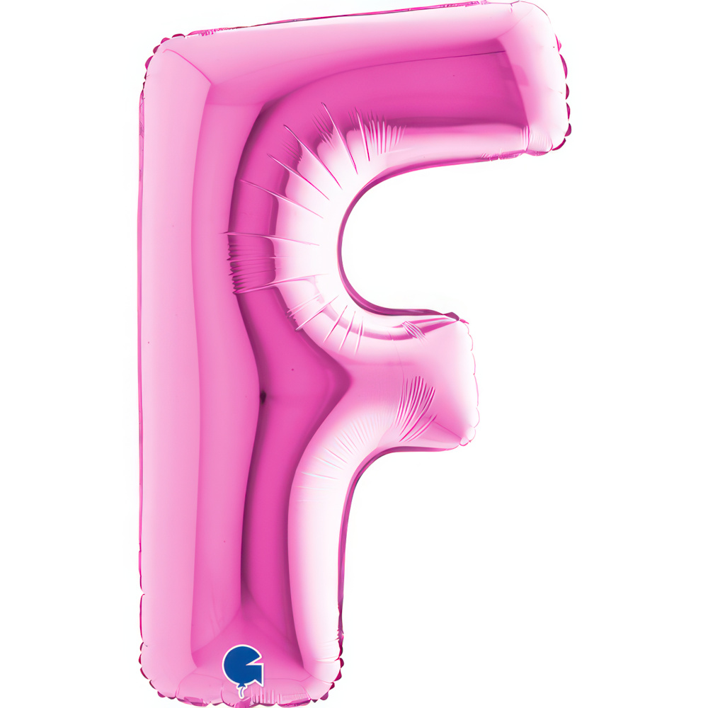 Letter F Fuxia Single Pack 40"