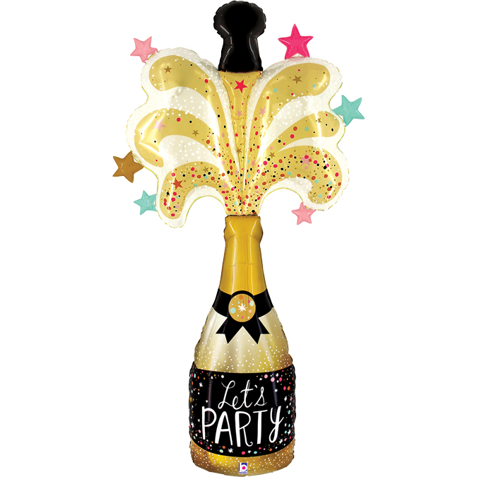 42" Special Delivery Party Champagne Single Pack (87&times;166 cm)