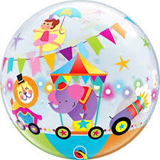 22" SINGLE BUBBLE stampati  CIRCUS PARADE

QUALATEX