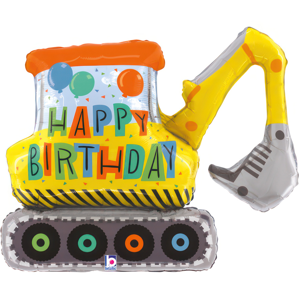 32" g Birthday Construction Excavator

Size
31" / 77x65 cm