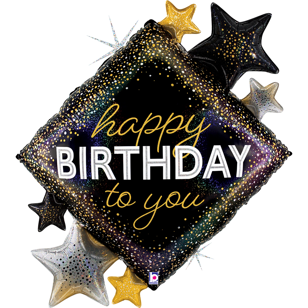 Metallic Birthday Diamond Stars

Size
38" / 70x80 cm