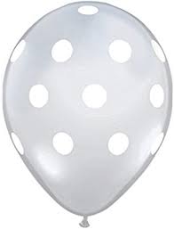 5"  stampati  DIAMOND BIG POLKA DOTS (100CT)