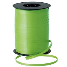 CURLING RIBBON 5MM X 500M  LIME GREEN