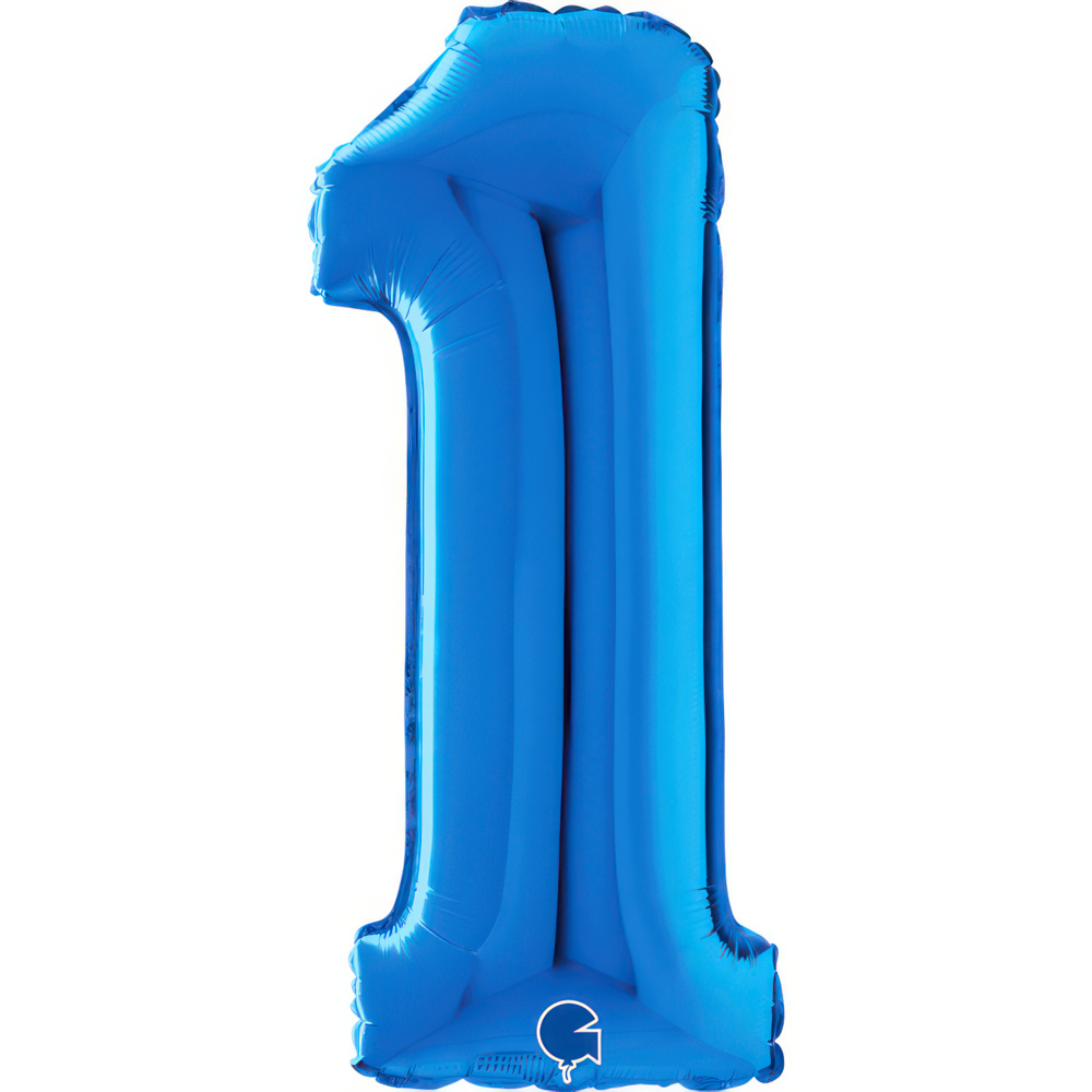 Number 1  Blue 26" Single Pack