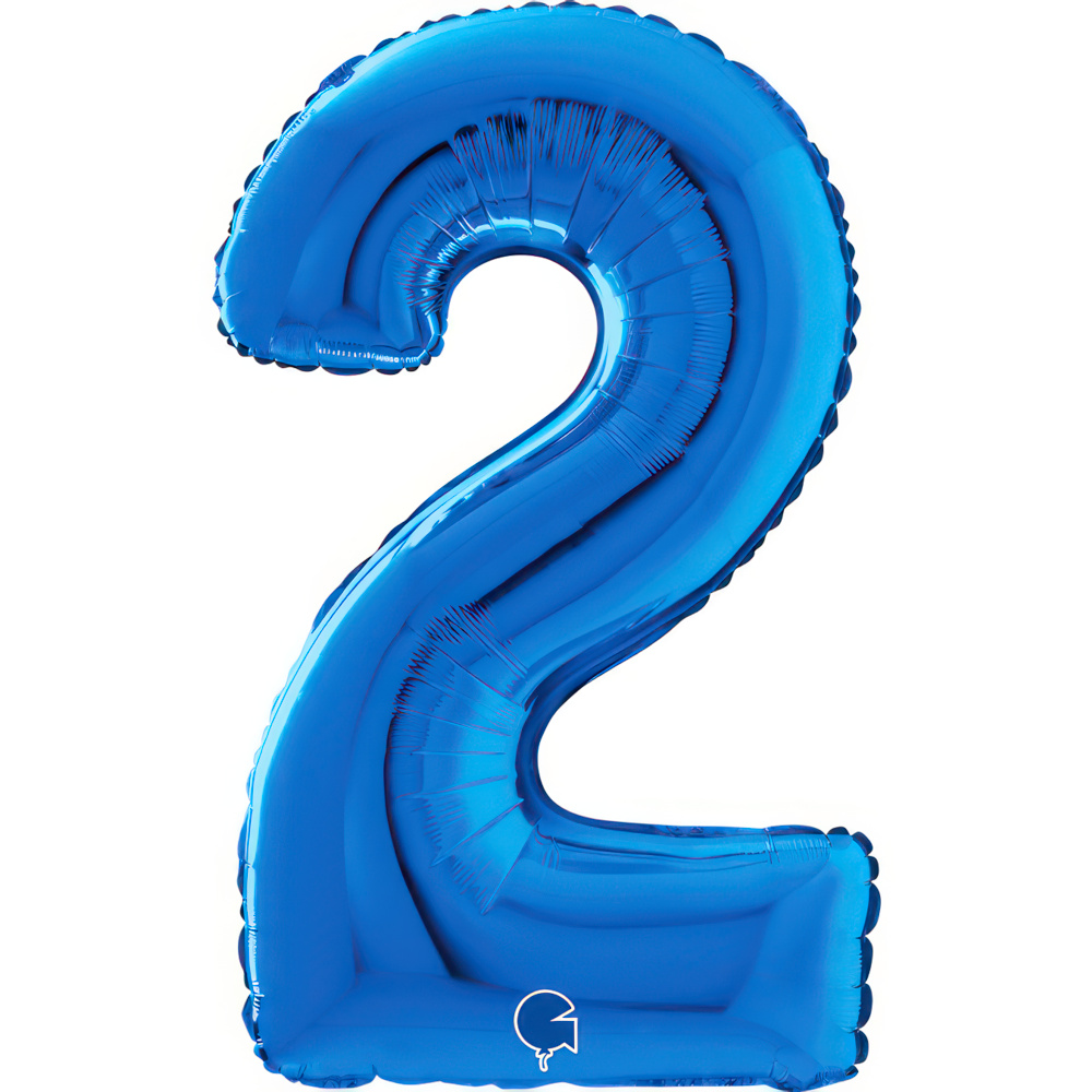 Number 2  Blue 26" Single Pack