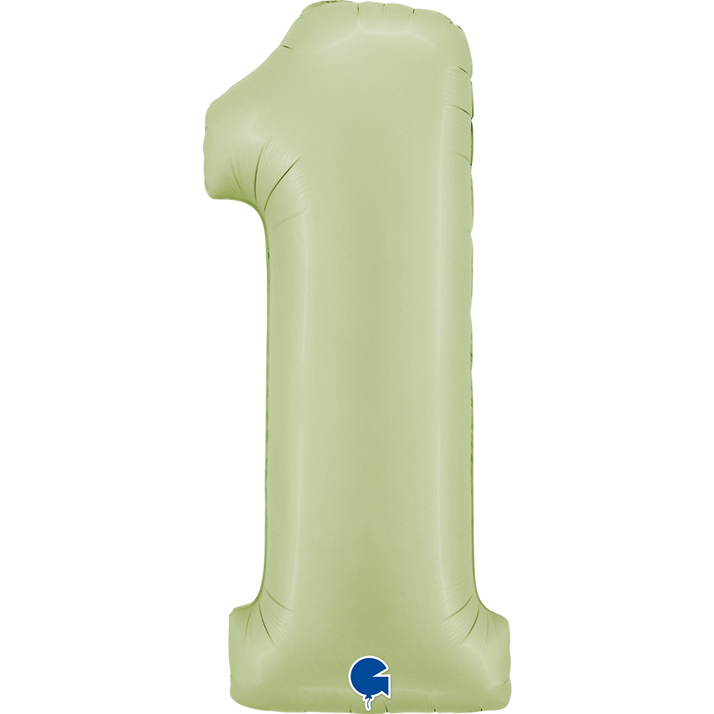 Number 1 Satin Olive Green 26" Single Pack