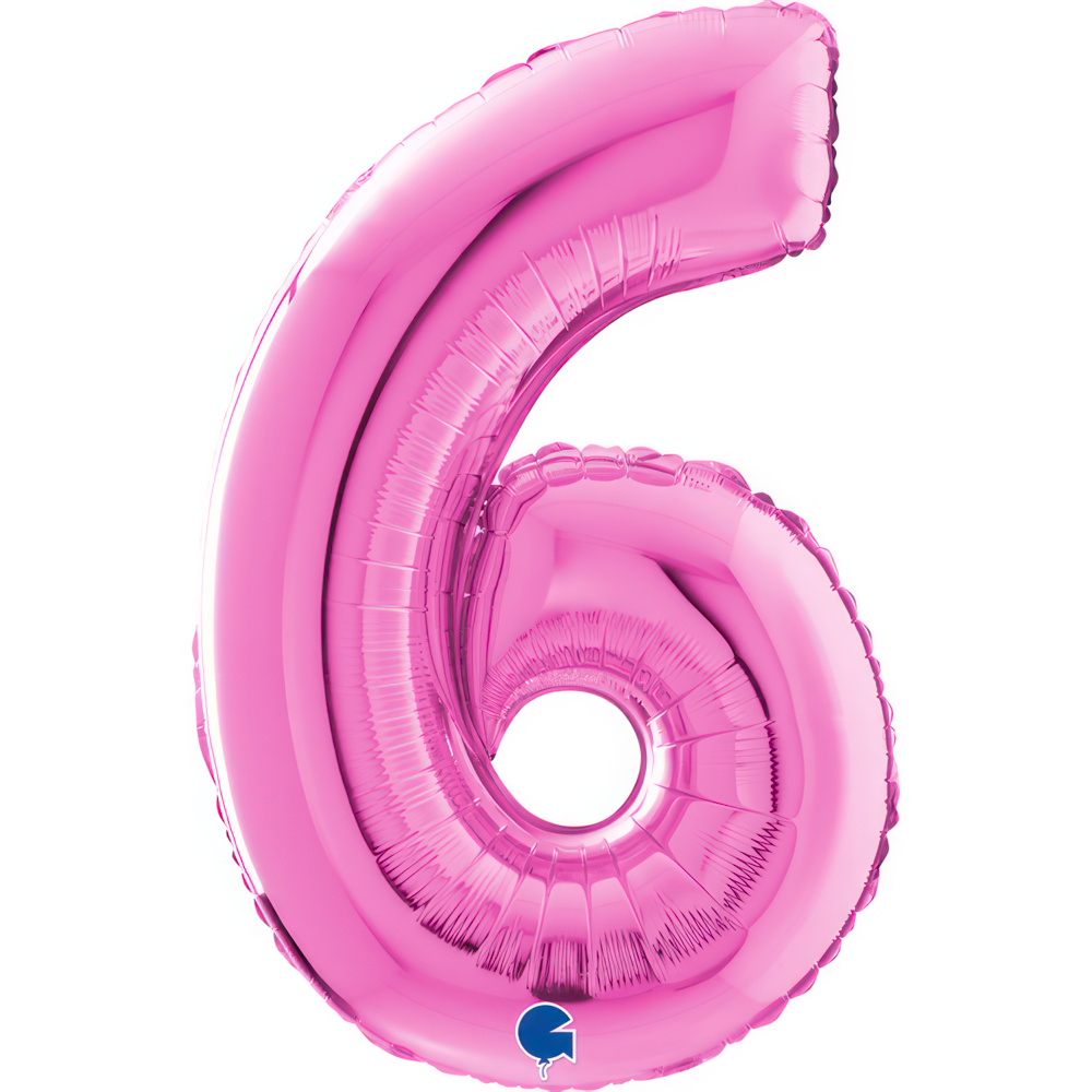 Number 6  Fuxia 26" Single Pack