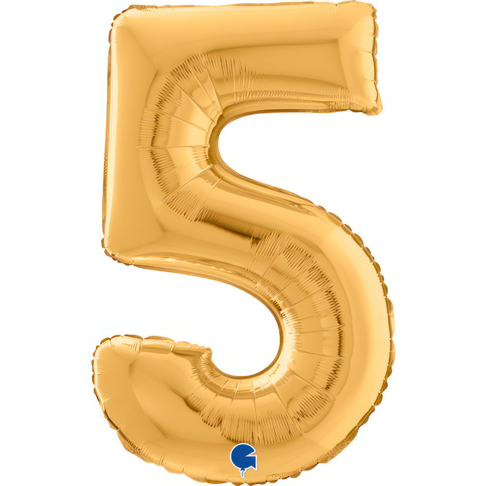 Number 5  Gold 26" Single Pack