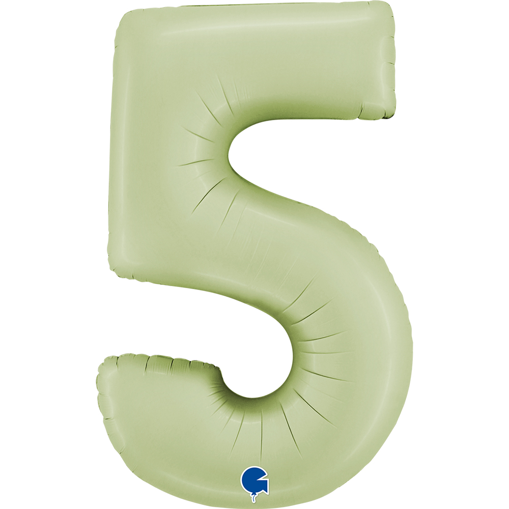 Number 5 Satin Olive Green 26"  Single Pack