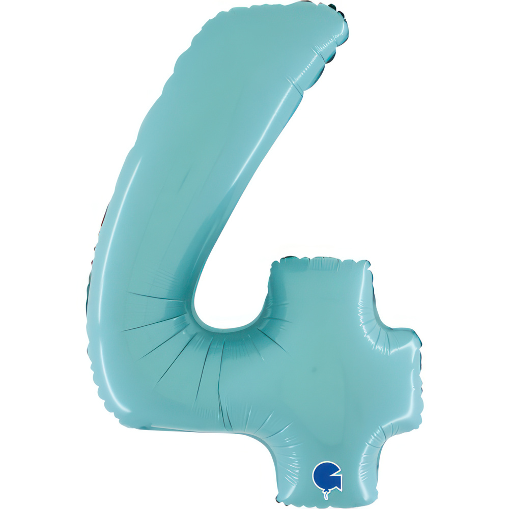 Number 4 Pastel Blue 26" Single Pack