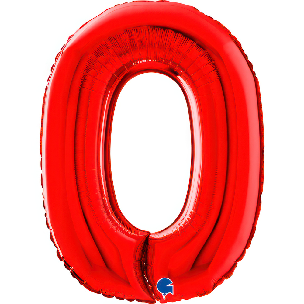 Number 0   Red 26"  Single Pack