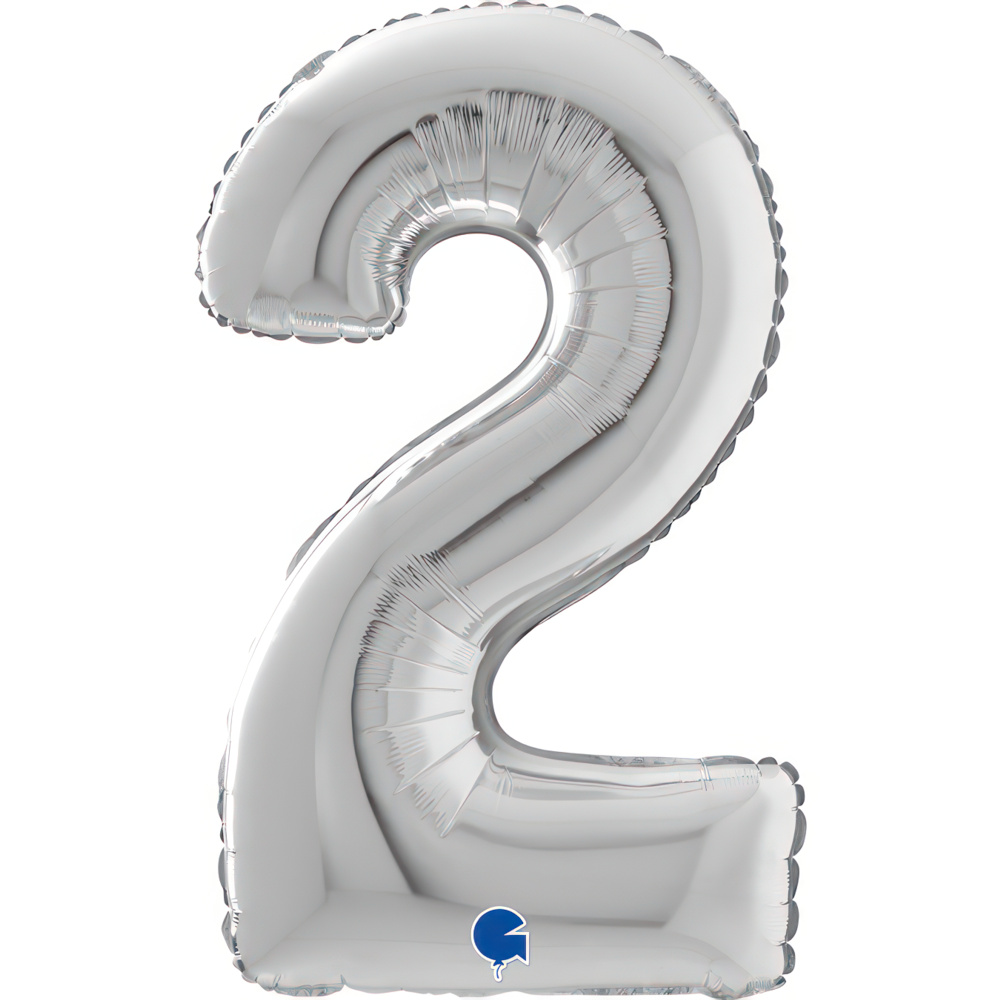 Number 2  Silver 26" Single Pack