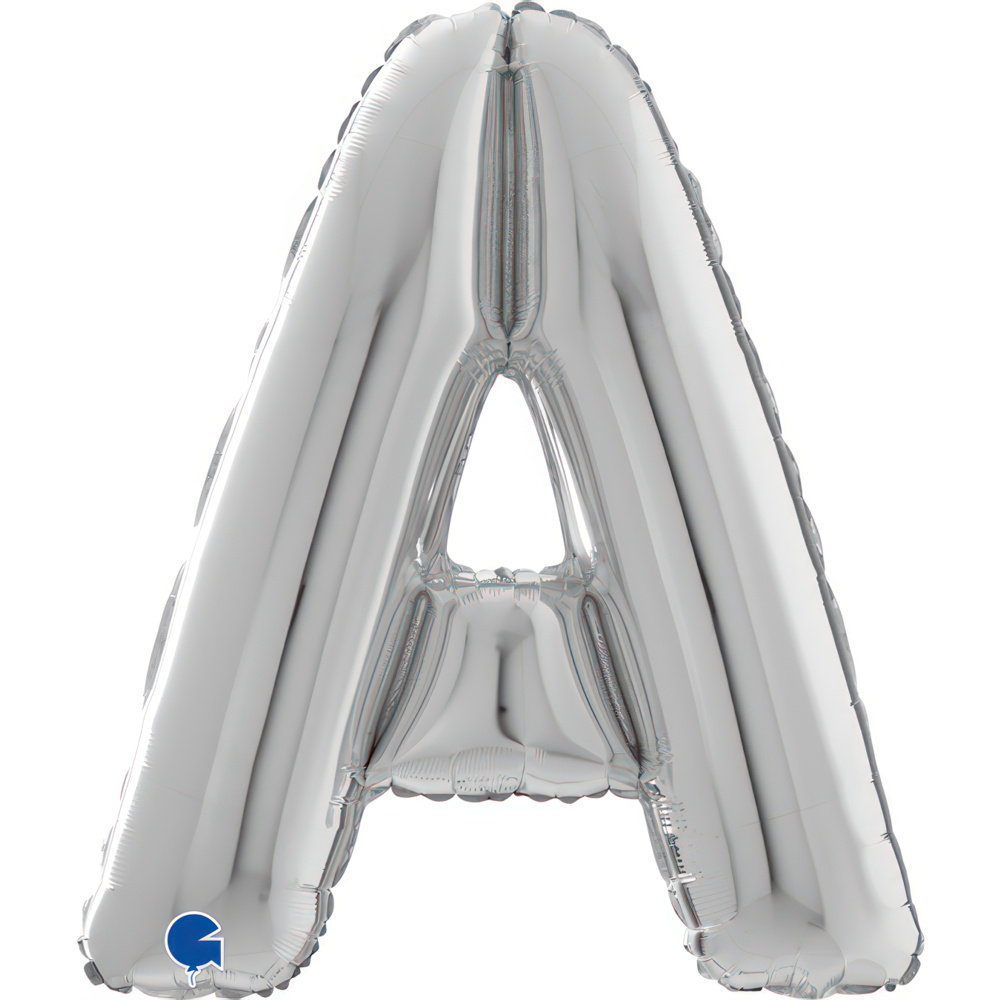 Letter A Silver 26" Single Pack