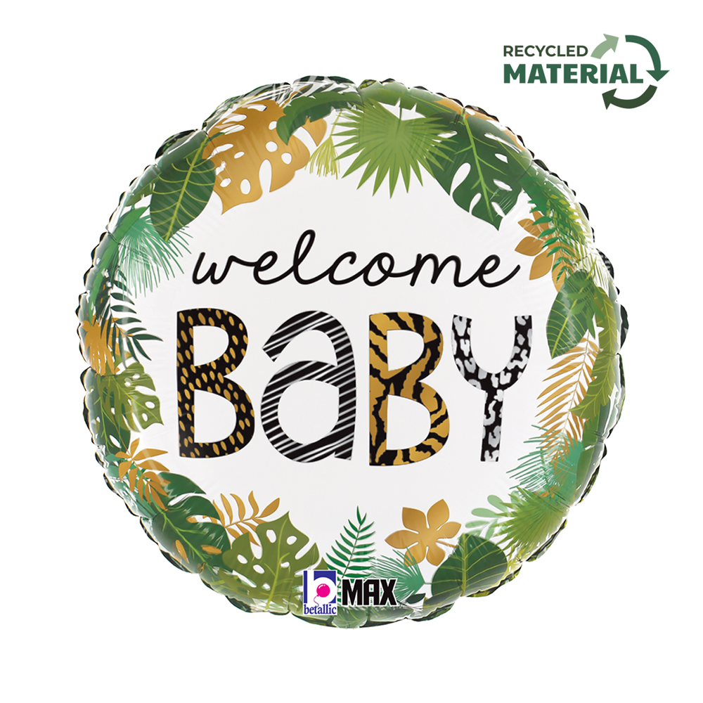 18" Welcome Jungle  welcome Baby