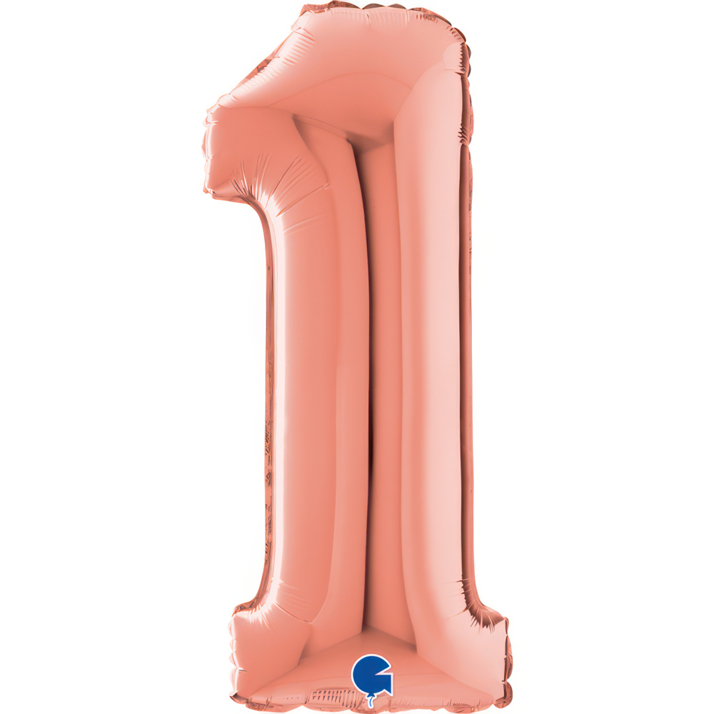 Number 1  Rose Gold 26" Single Pack