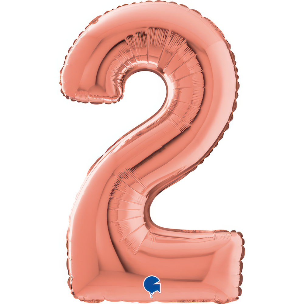 Number 2  Rose Gold 26" Single Pack