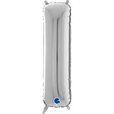 Letter I Silver 26" Single Pack